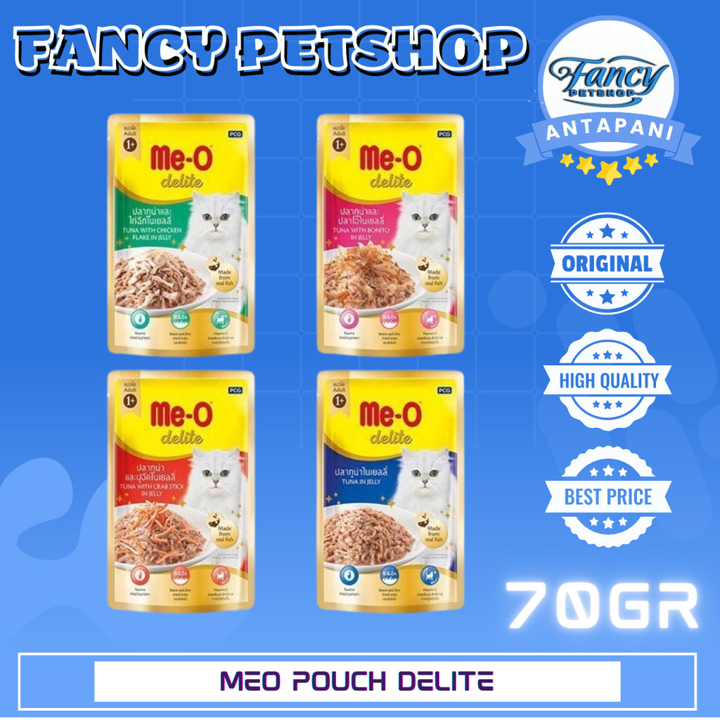 Meo Delite premium cat pouch 70gr