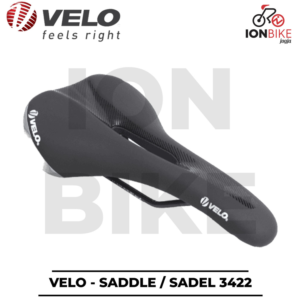 Sadel Velo 3422 Gel Saddle Sepeda MTB Balap Slim Empuk Lubang Aero Murah Roadbike Road Bike Lipat Se