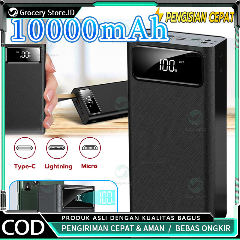 Power Bank Portable 100000mAh 600000 mah Fast Charging Powerbank Emergency Powerbank Power Bank Orig