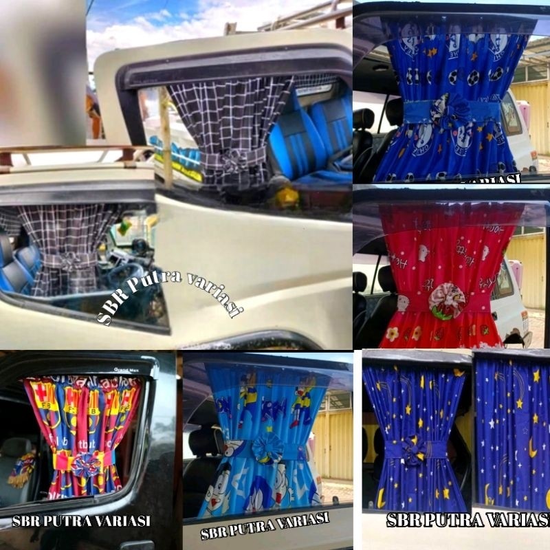 Gorden mobil / Tirai pintu mobil/ korden mobil / Gorden Mobil Truk HINO FUSO