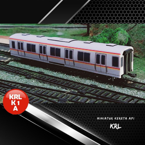 Miniatur Kereta Api Indonesia Mainan Seri KRL Commuter Line 01 - KRL-205B