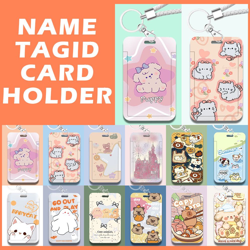 

ID CARD HOLDER MOTIF Pink Star Puppy PHOTOCARD PHOTO CARD