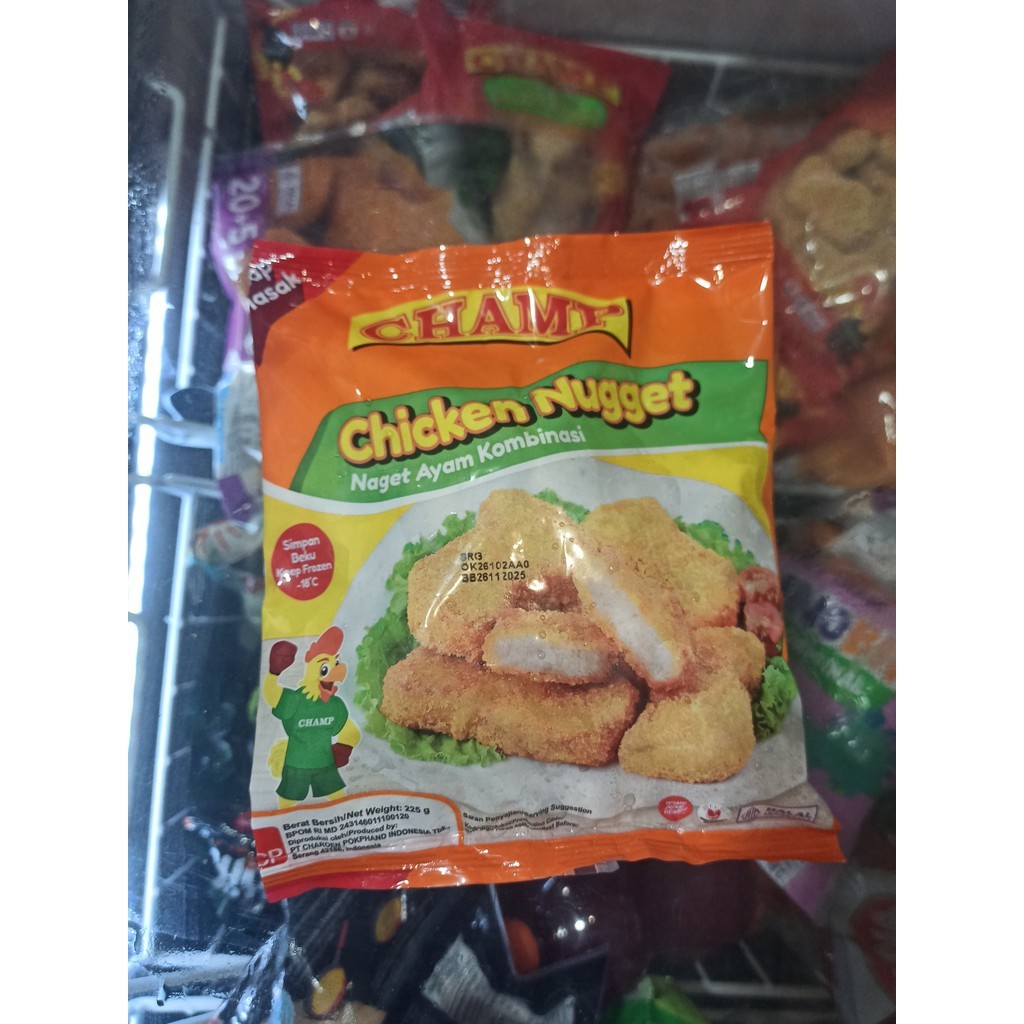 

Champ Nugget Ayam 225 Gr PCS