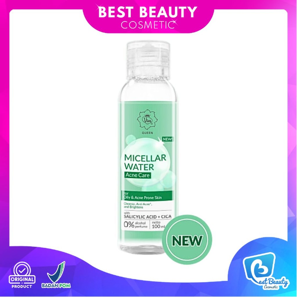 Viva Queen Micellar Water Acne Care with SALICYLIC ACID + CICA | Best Beauty Cosmetic