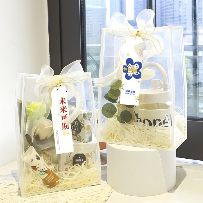

[LOGU] Goodie bag, tas plastik souvenir transparan, Tas Hadiah plastik PP