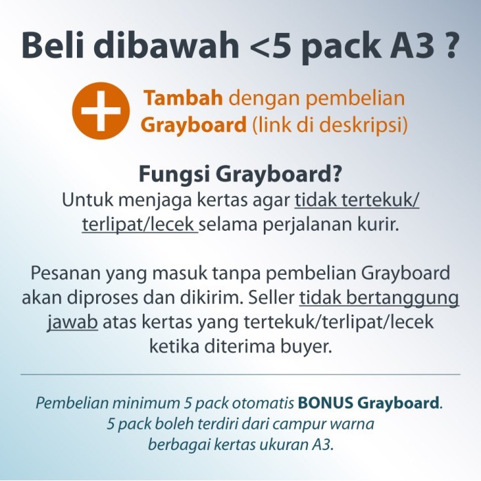 

Kertas Acid Free Finch Fine Bright White 270 gsm A3/ A3+ - 1x Grayboard, A4