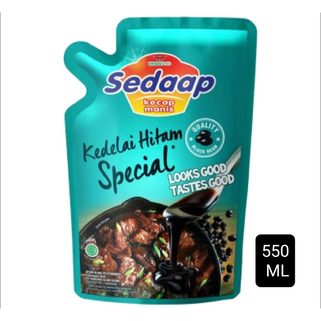 

Kecap Manis Sedaap Kedelai Hitam Special 550 ml PROMO MURAH