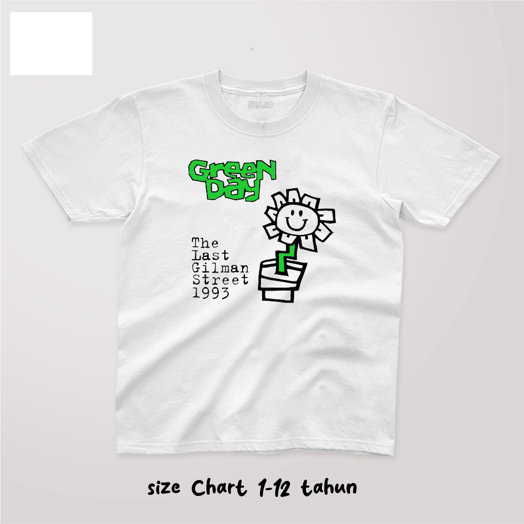 Fashion Kids Kaos Band Anak GREENDAY THE LAST GILMAN 24s Fashion Kids usia 1-10 tahun