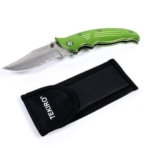 TEKIRO GT-PK1826 POCKET KNIFE-1 BESAR PISAU LIPAT STAINLESS-1 BESAR