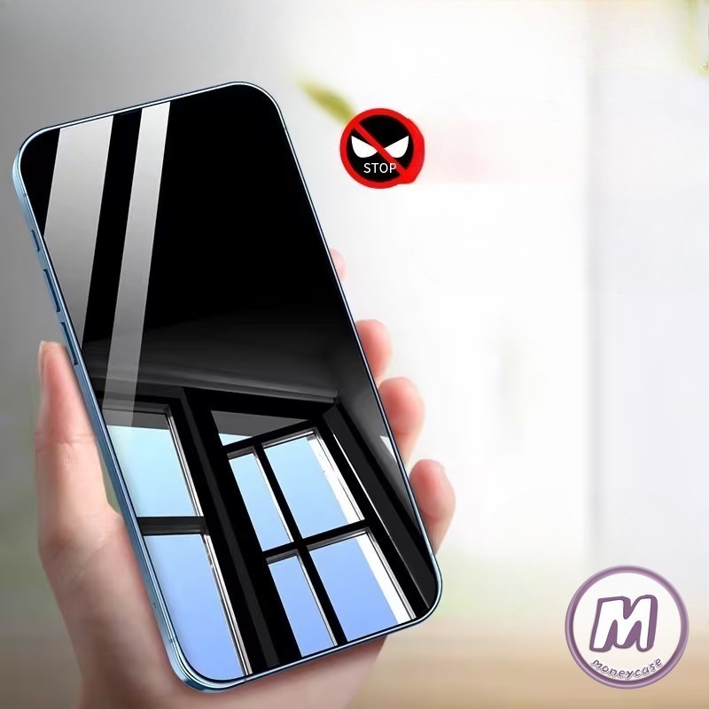 Pelindung Mata dan Pelindung Layar Tempered Anti-Privat Bergaya Tanpa Sidik Jari Kompatibel Untuk OP