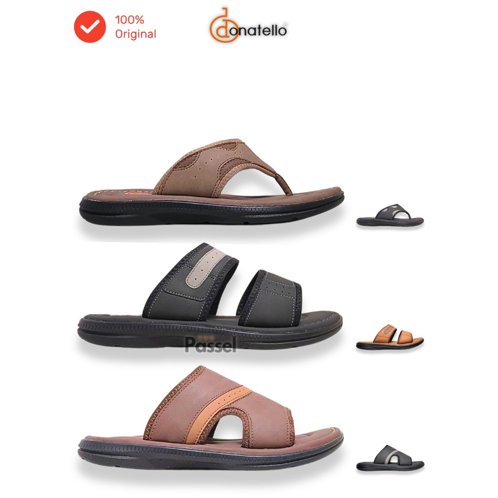 Donatello Sz. 39-43 Sandal Slip On / Sandal Jepit Pria Kasual | DM81041 / DM81042 / DM81043