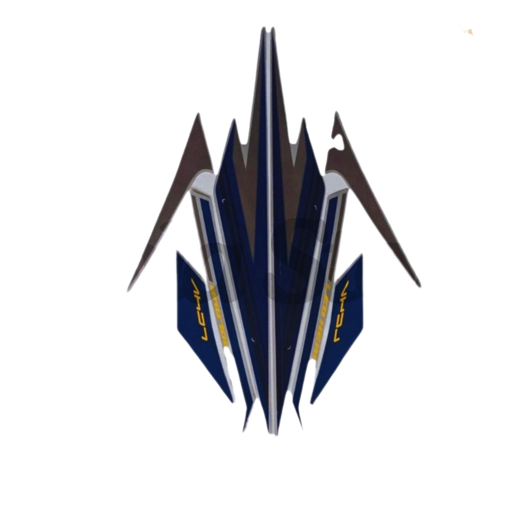 Stiker Striping Yamaha Vixion New 2018 Biru List Stiker Standar Vixion New 2018 Vixion Terbaik