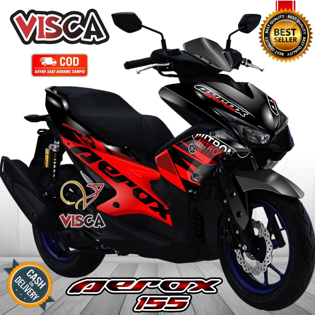 Decal Aerox 155 Old Full Body Stiker Aerox 155 Old Keren Striping Aerox 155 Old Variasi Decal Hologr