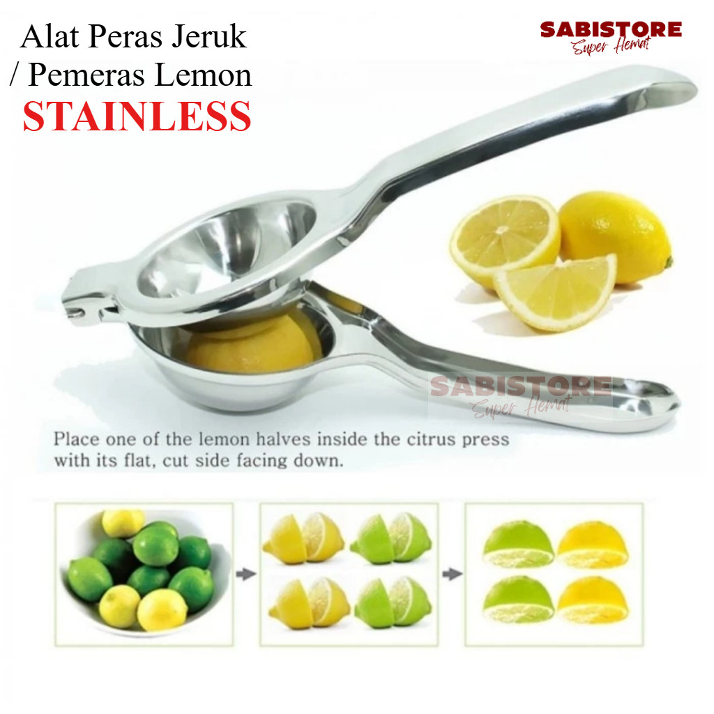 ALAT PERAS JERUK STAINLESS MANUAL - Pemeras Lemon & Jeruk Manual