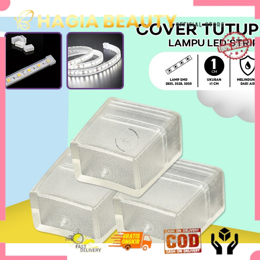 HAGIA AKS - Tutup Lampu Strip Selang 2835 / 3528 / 5050 / Cover Tutup Lampu LED Strip 220V / Pengama