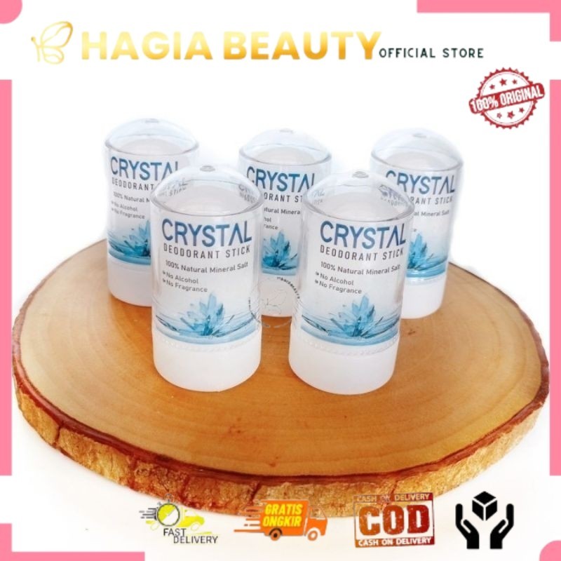 TERLARIS -BATU TAWAS DEODORAN crystal stick stik roll on deo  alami natural tanpa wangi parfum Natur