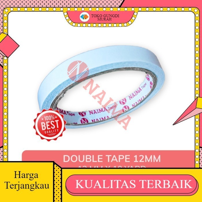 

DOUBLE TAPE 12MM x 10 YARD