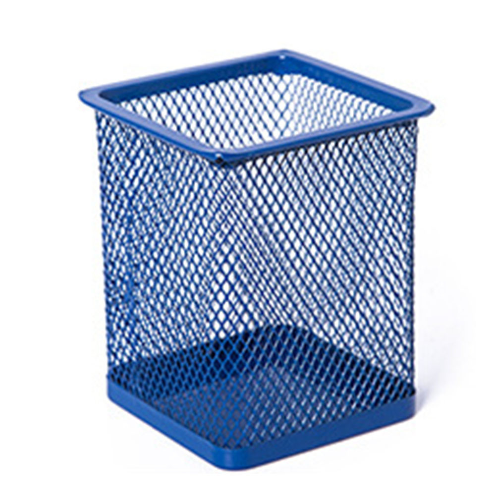 

10cm Mesh Metal Pen Holder Pencil Brush Pot Storage Container Office Desk Organizer School student kids Storage Pencil Holder