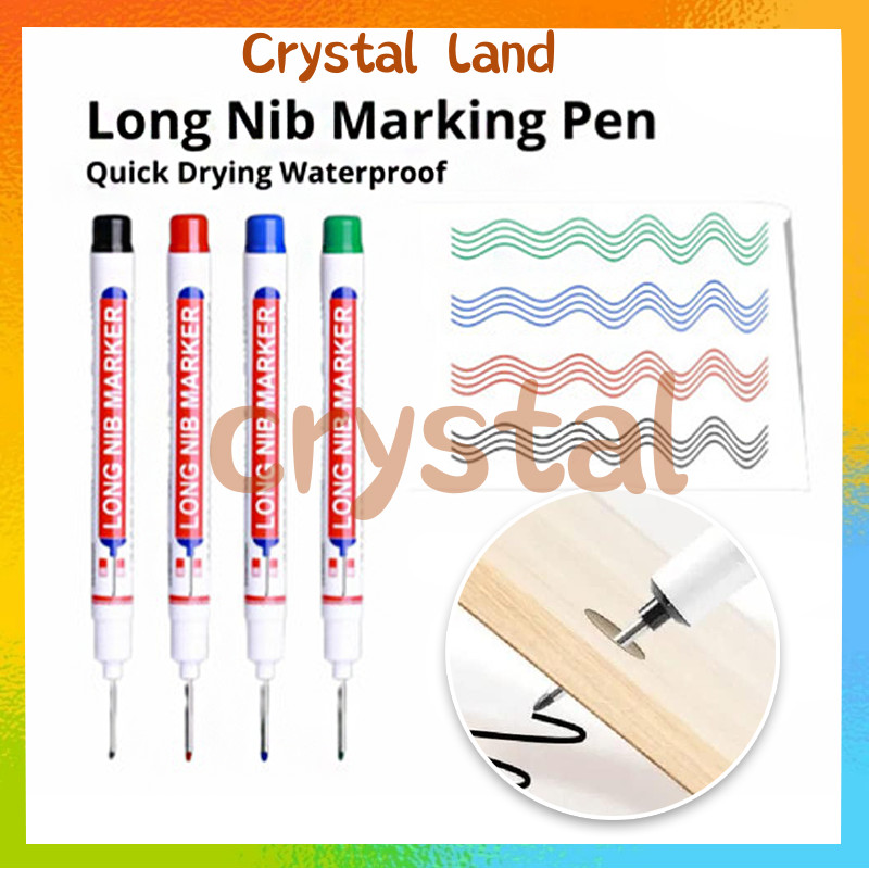 

Long Nib Marking Pen Spidol Waterproof Long Nib Marker