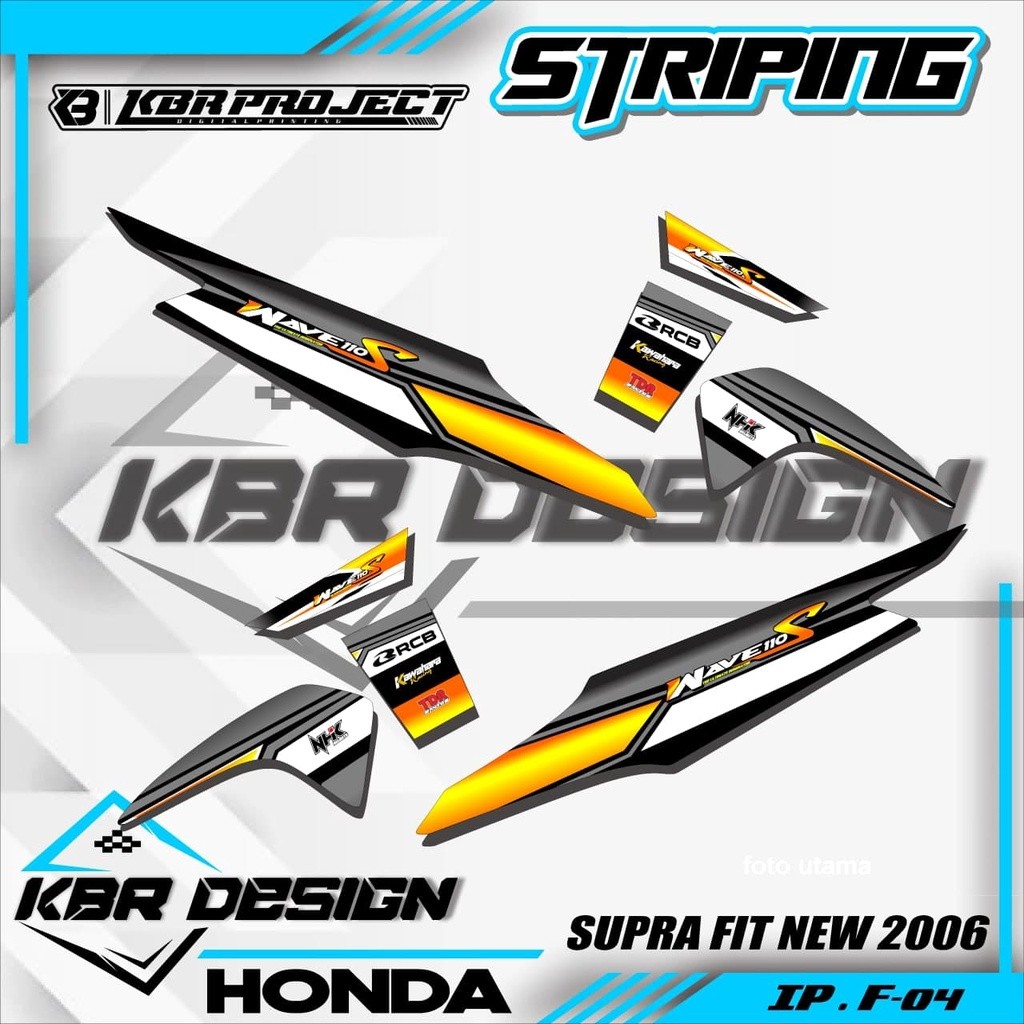 (Cod) Sticker Striping Supra Fit New - Sticker Striping Supra Fit New Supra Fit New / Fit X / Fit S