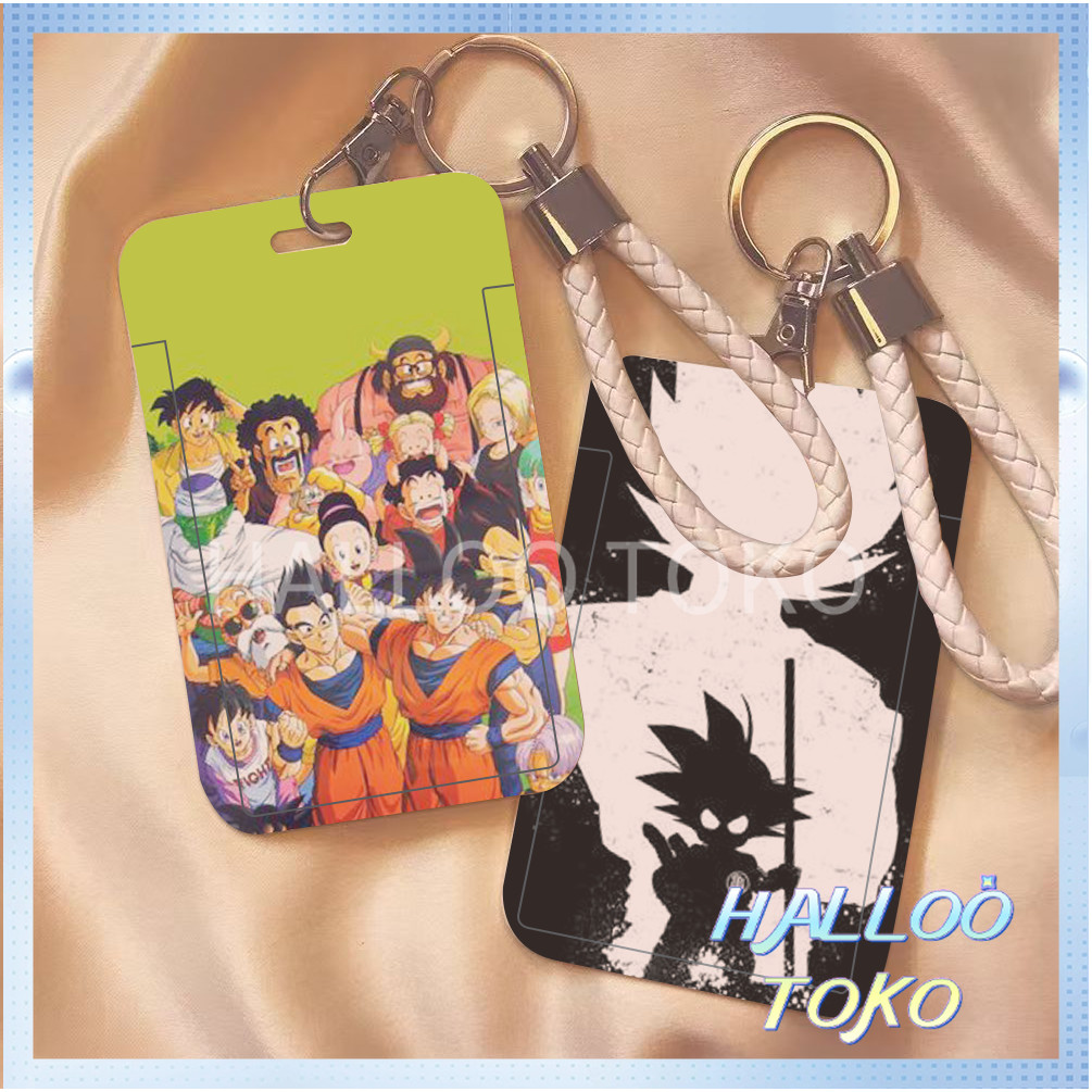 

ID CARD HOLDER MOTIF KAWAII TEMPAT KARTU PHOTOCARD PHOTO CARD Pelindung + Tali,Karakter kartun anime Jepang, Dragon Ball dengan tujuh butir bola naga