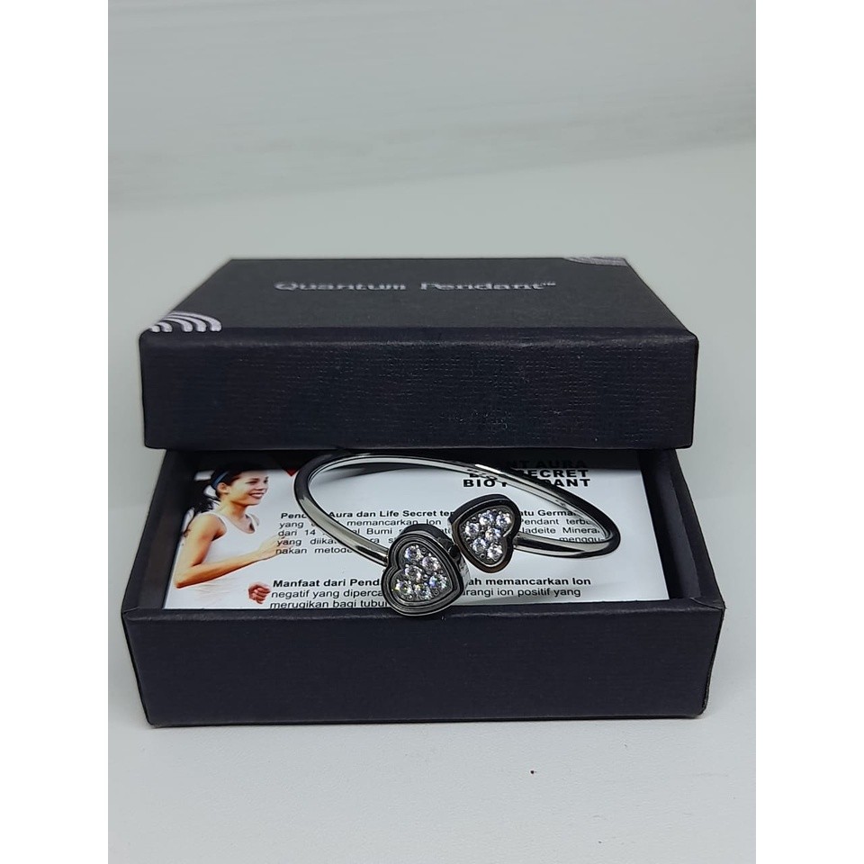 GELANG Quantum Science Energy Pendant Necklace / GELANG Terapi Magnetic/GELANG QUANTUM PENDANT LOVE 