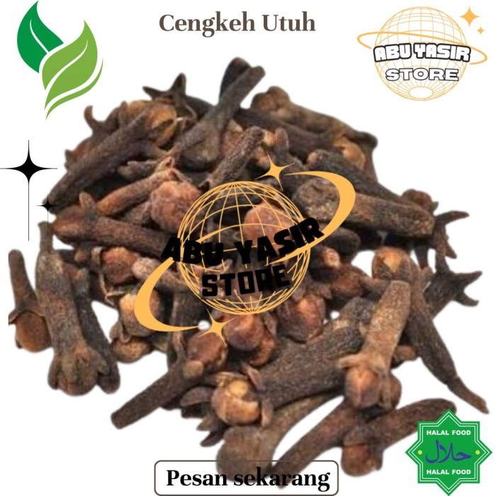 

Cengkeh Murni Utuh 50 Gram | Pure Whole Cloves | Cengkih 50 GRAM