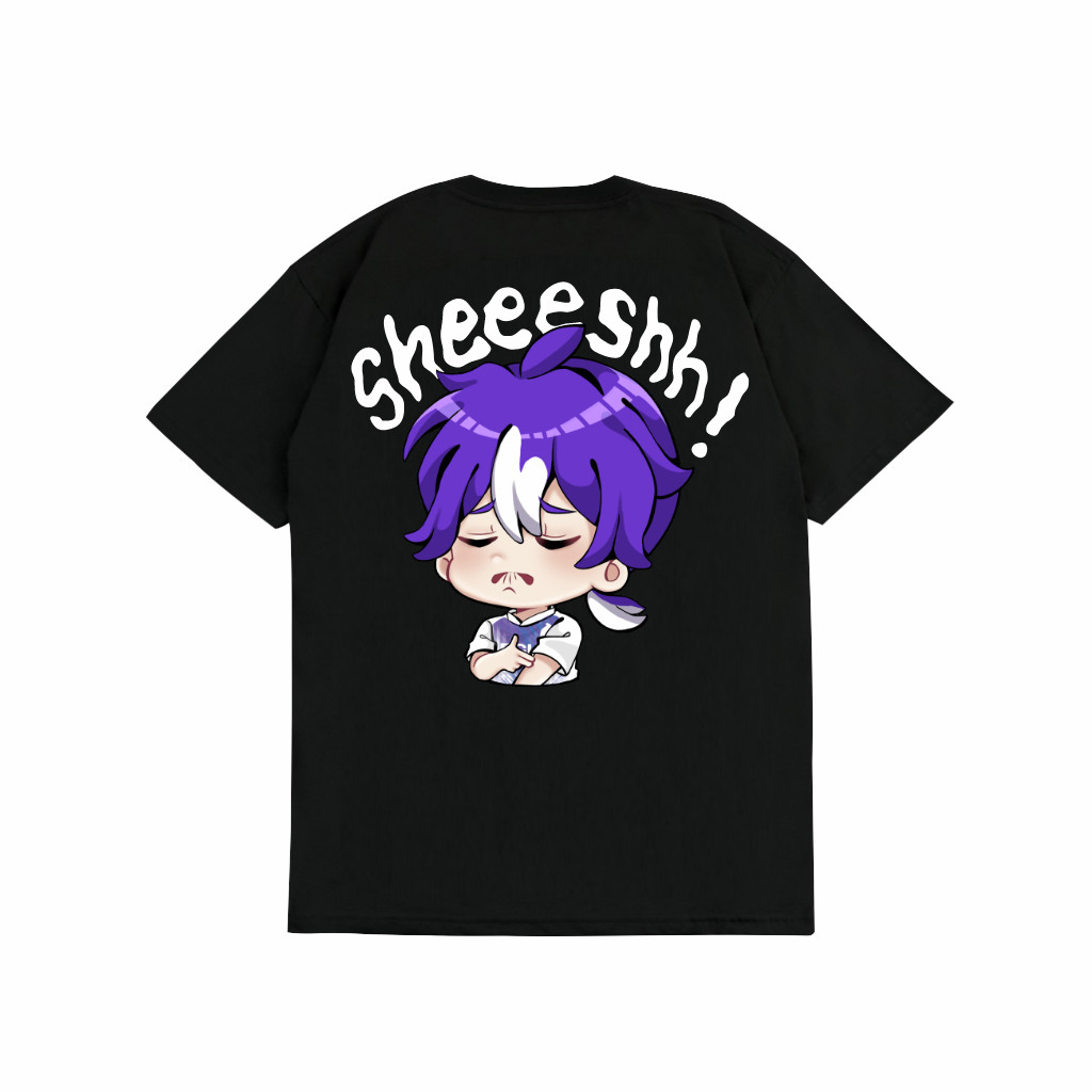 T-shirt 24s Baju Lengan Pendek Unisex Kaos T Shirt Distro Game Gamers Emote Mobile Legends Sheeeshh 