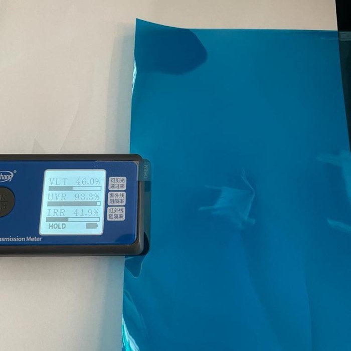 Kaca Film Biru Riben Biru Anti UV Special Blue IR Untuk Kaca Mobil Gedung Rumah