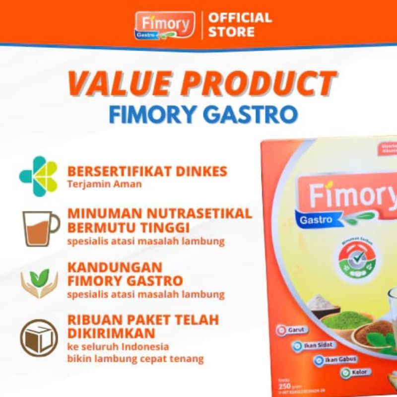 

Atasi Asam Lambung Gerd Magh FIMORY GASTRO GERD MAGH - Fimory 250g Original