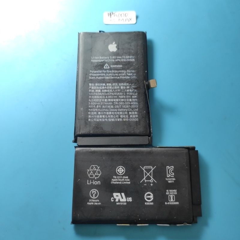BATRE IPHONE XS MAX ORIGINAL COPOTAN [KanibalismePart]