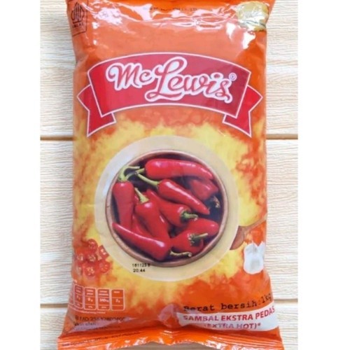 

NEW ITEM MC LEWIS SAMBAL EKSTRA PEDAS VALUE 1KG BAHAN MASAK