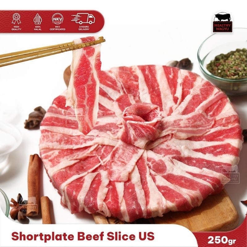 

Daging Sapi US Shortplate Halal Healthy Wagyu
