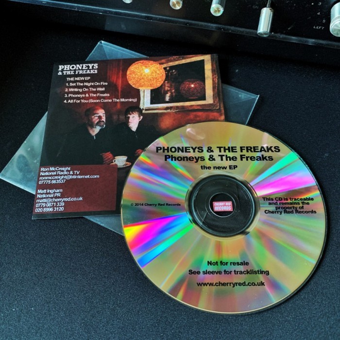 RARE CD Phoneys and The Freaks - EP Promo Bonehead Oasis Import