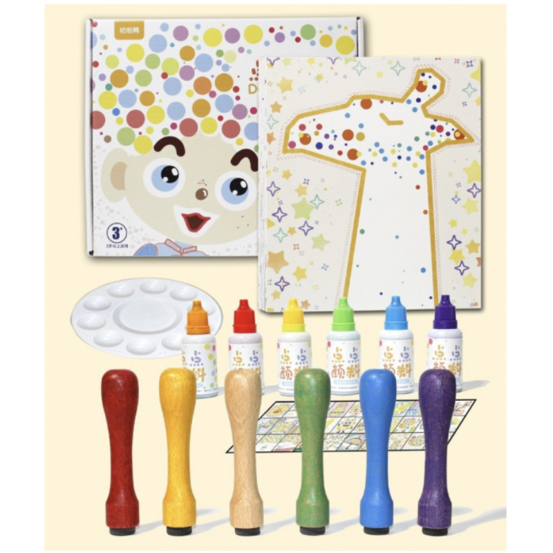 

Dot Painting Kit DIY Finger Painting - Set Mainan Melukis Anak Anak