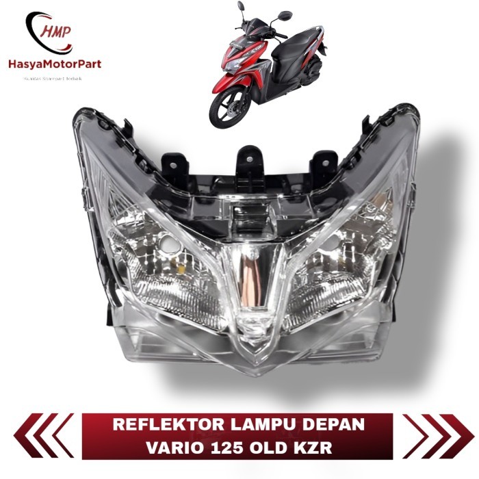 reflektor lampu depan vario 125 old lama KZR