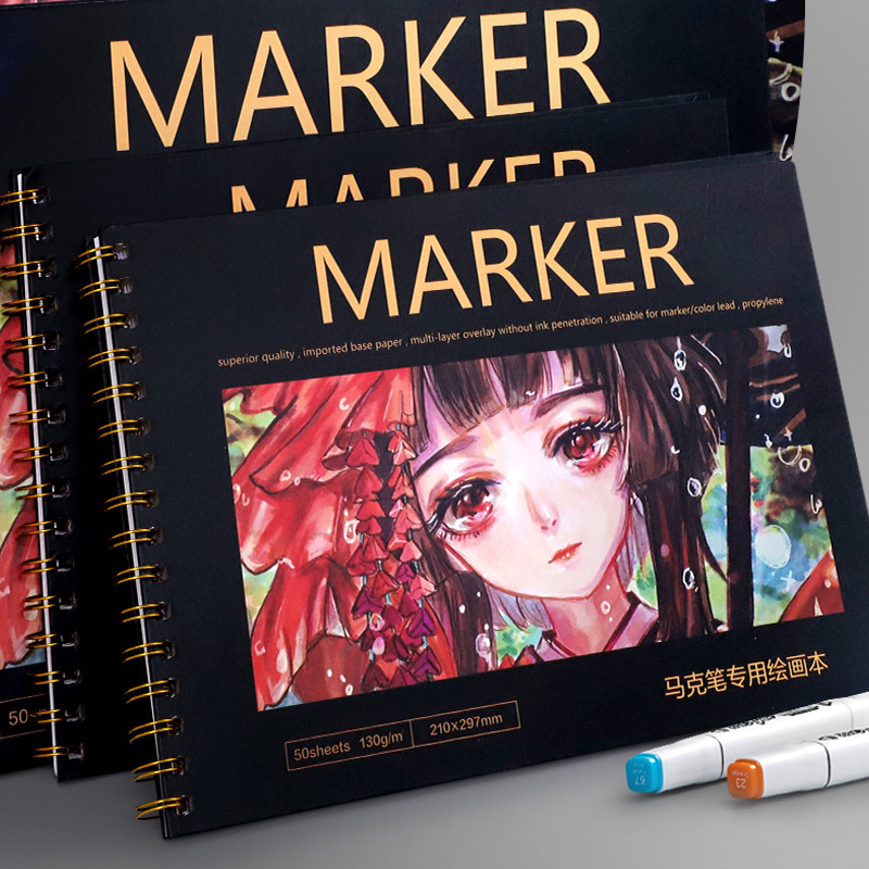 

8K/A4 Thickened Sketchbook Student Art Painting Drawing Paper Sheets Marker Book NoteBook Water Color School Stationery