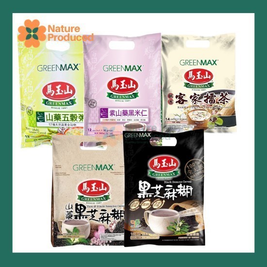

GREENMAX HAKKA & YAM Mixed | Cereal Pestle | BlackSesame | Multi Grain Cereal