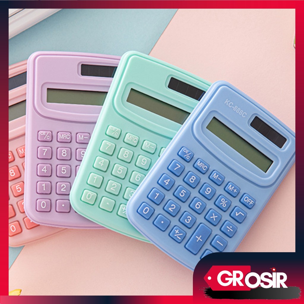 

Grosir - 6483 Kalkulator Mini 8 Digit / Kalkulator Saku Macaroon / Kalkulator Saku 8 Digit Portable / Pocket 8 Digits Calculator