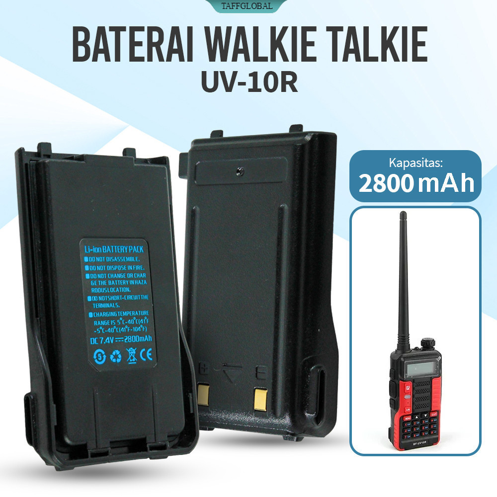 Baterai Walkie Talkie UV-10R 7.4V 2800mAh