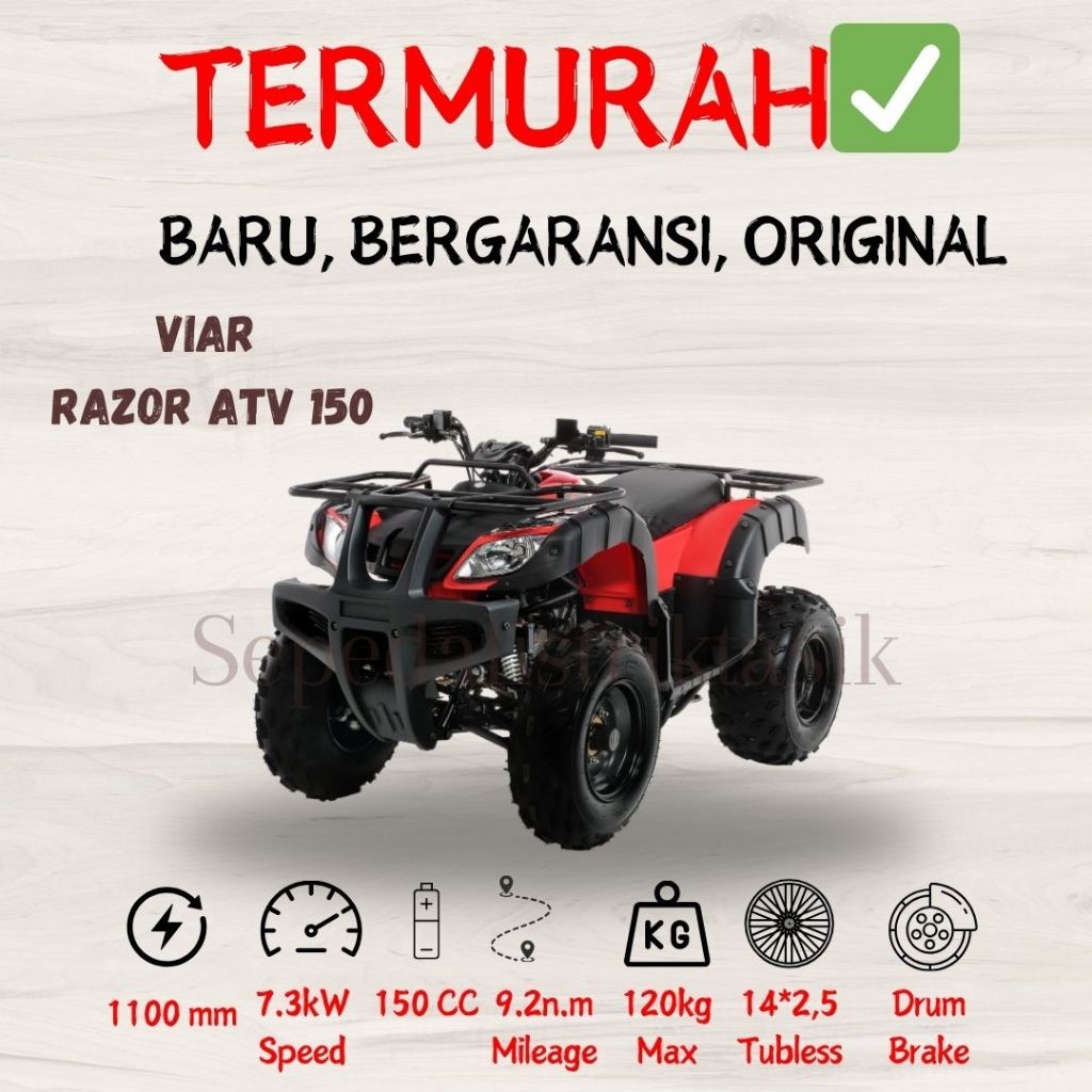Motor VIAR ATV Razor 200 RZM / ATV VIAR - Original - Garansi Resmi - Motor Murah