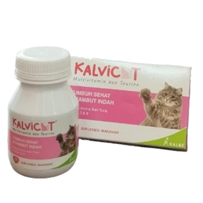 KALVICAT MULTIVITAMIN DAN TAURINE /SUPLEMEN KUCING