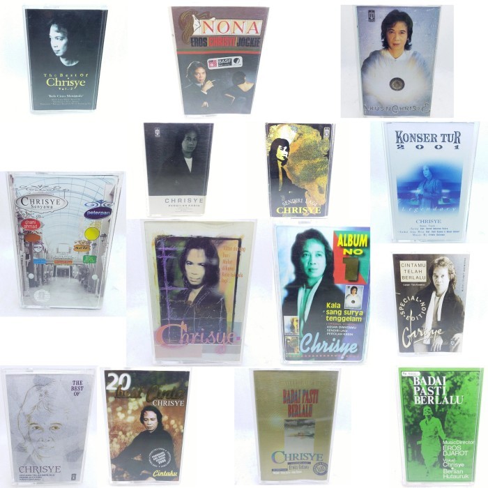Kaset pita CHRISYE - 20 lagu terpilih the best cinta terbaik - badai pasti berlalu - dekade - by req