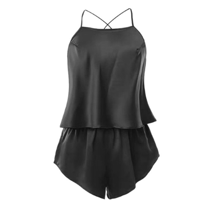 Produk Terbaru L1123 Lingerie Sexy Baju Tidur Dinas Malam Haram Seksi Babydoll Mini Dress Celana Pen
