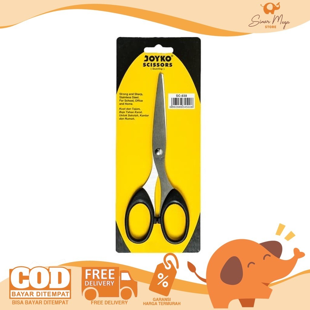 

Joyko Gunting Kertas Sedang SC-838 Bahan Stainless