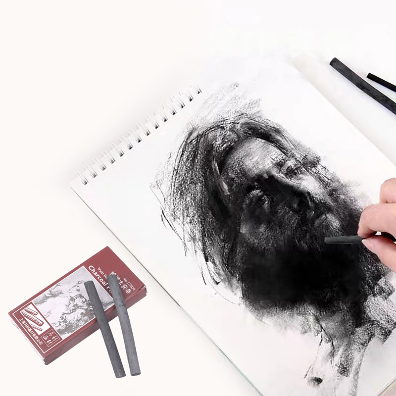 

8Pcs/pack Profession Pencils Sketch Drawing Willow Charcoal Bar Artist Art Charcoal Pencil Painting Drawing Supplie