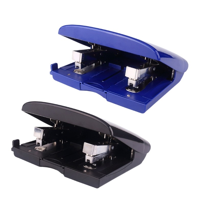 

Double Head Stapler Desk Stapler 50 Sheet Capacity Basic Stapler Labor-Saving Stapler Stapling Machine for Office School