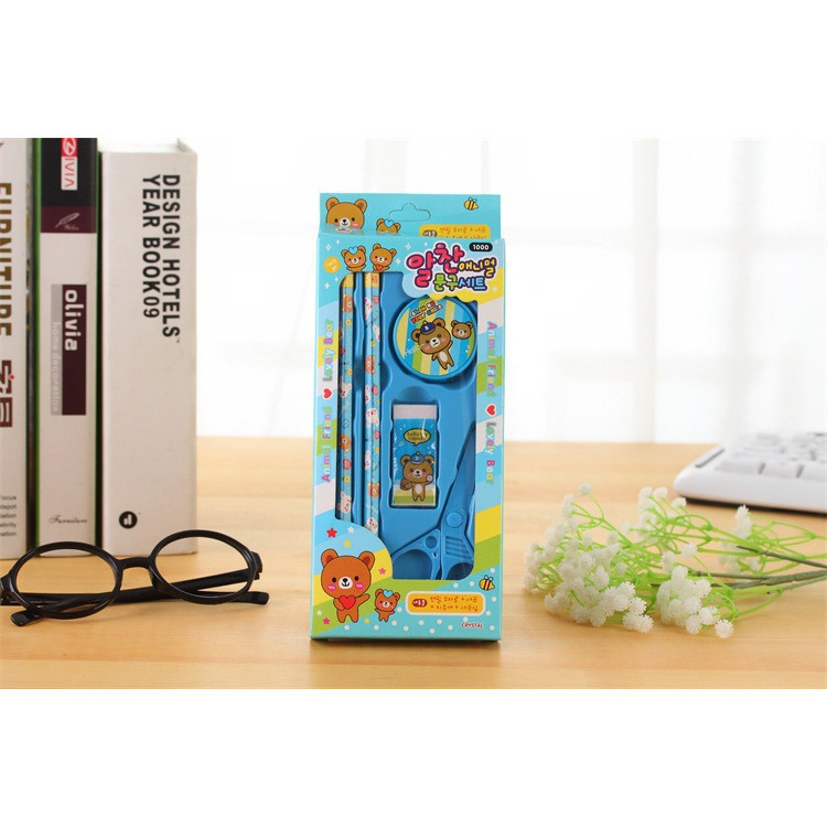

Alat Tulis Stationary Sekolah Set Paket Alat Tulis 5 In1 Lengkap Kado Souvenir 1019