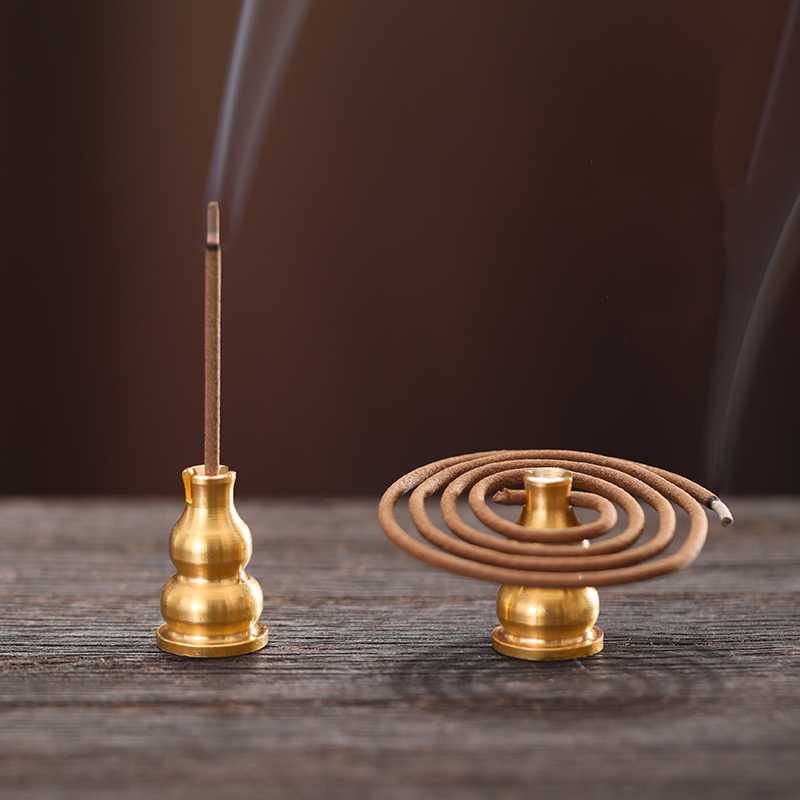 

TaffHOME Tempat Dupa Botol Labu Gourd Holder Zinc Alloy - XXG-A1