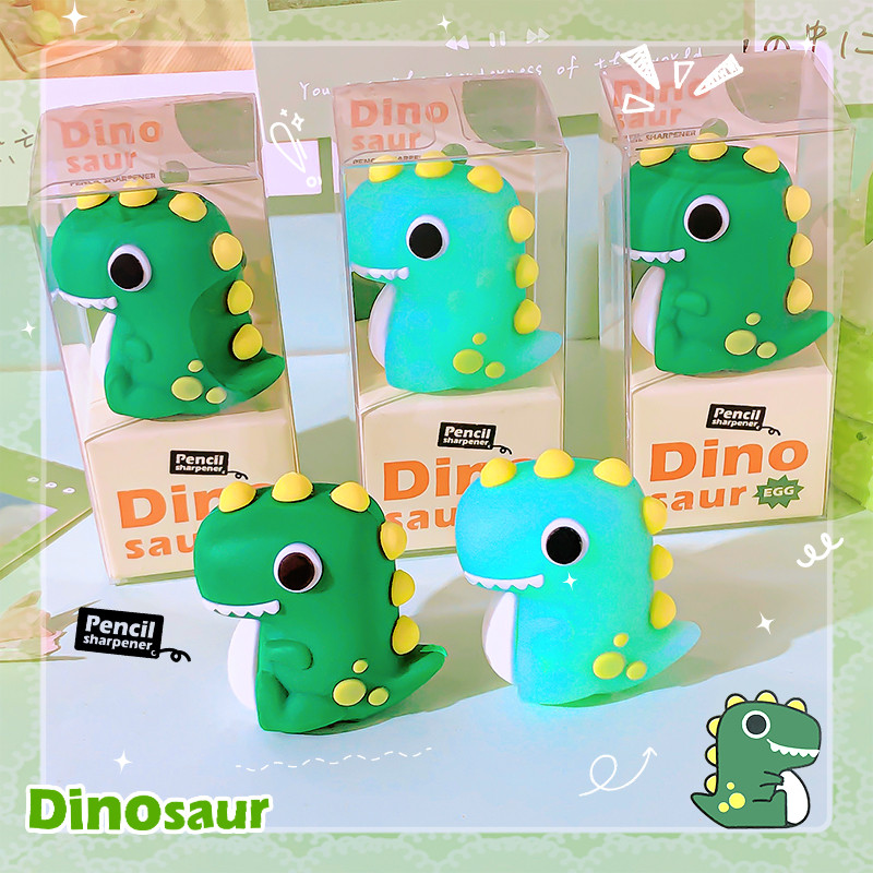 

kawaii stationery bar useful School supplies Stationery Office supplies cute mini dinosaur pencil sharpener teacher accessories